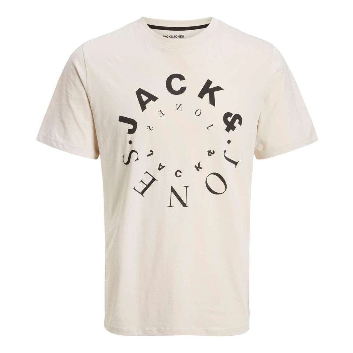 Vêtements Homme T-shirts manches courtes Jack & Jones 153669VTAH23 Beige