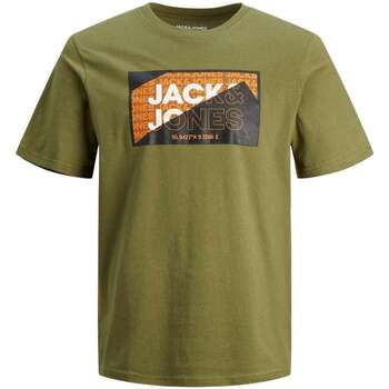 Vêtements Homme T-shirts manches courtes Jack & Jones 153680VTAH23 Kaki