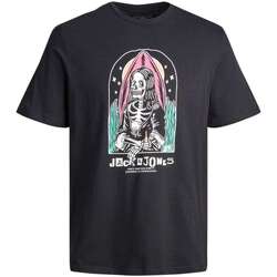 Vêtements Homme T-shirts manches courtes Jack & Jones 154853VTAH23 Noir