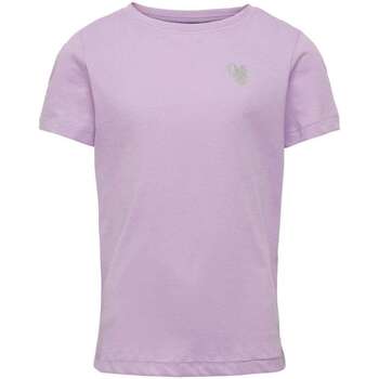 Vêtements Fille T-shirts manches courtes Only 155997VTAH23 Violet