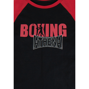 Athena Pyjama long col rond garçon Boxing Rouge