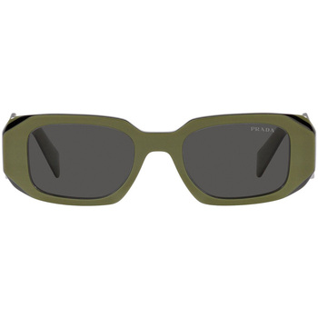 Prada Eyewear Verspiegelte Sonnenbrille Schwarz Lunettes de soleil Prada Occhiali da Sole  PR17WS 13N5S0 Vert