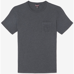 Vêtements Homme floral embroidery logo-print T-shirt Le Temps des Cerises T-shirt paia gris chiné Gris