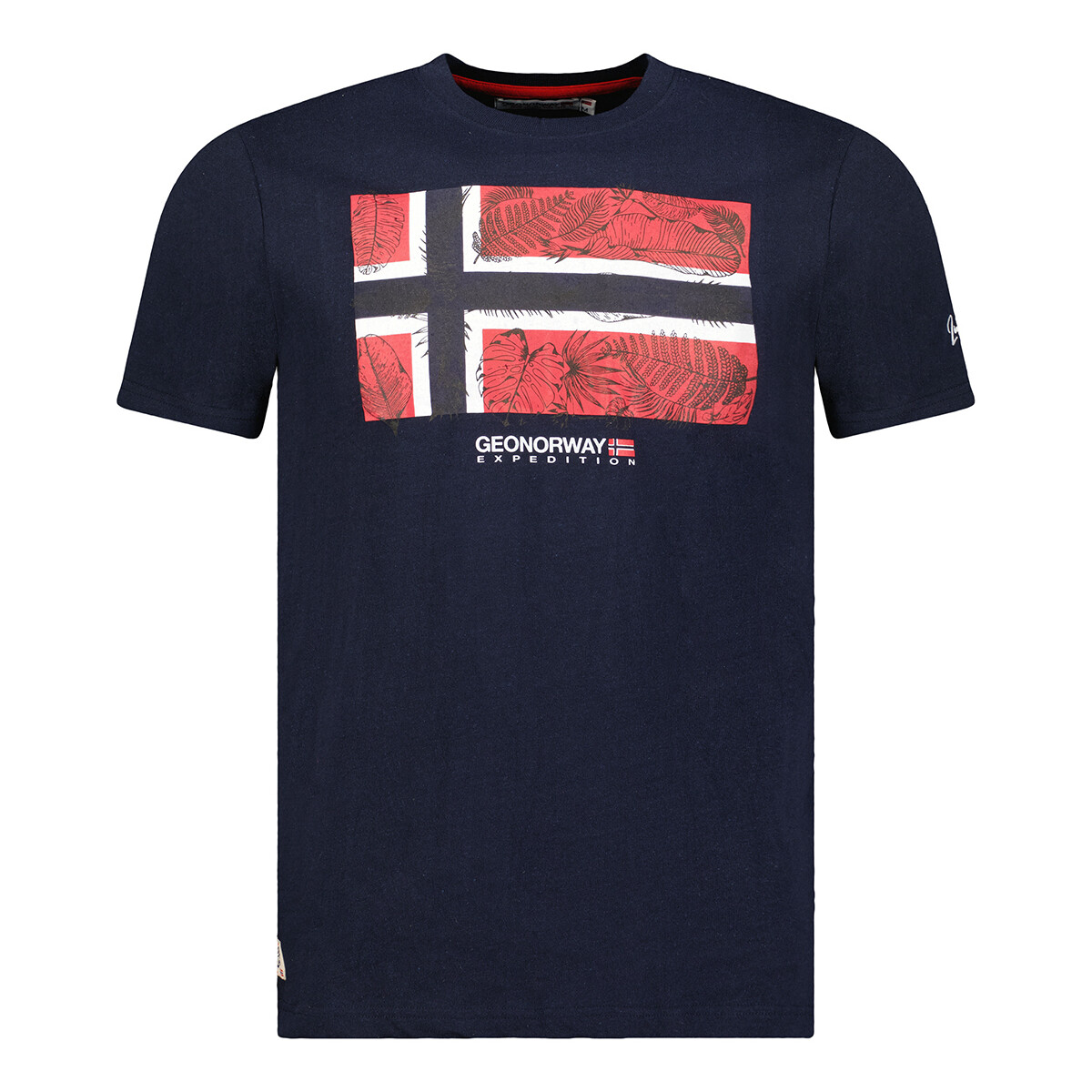 Vêtements Homme T-shirts manches courtes Geographical Norway SW1239HGNO-NAVY Bleu