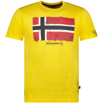 Vêtements Homme T-shirts manches courtes Geographical Norway SW1239HGNO-LEMON Jaune