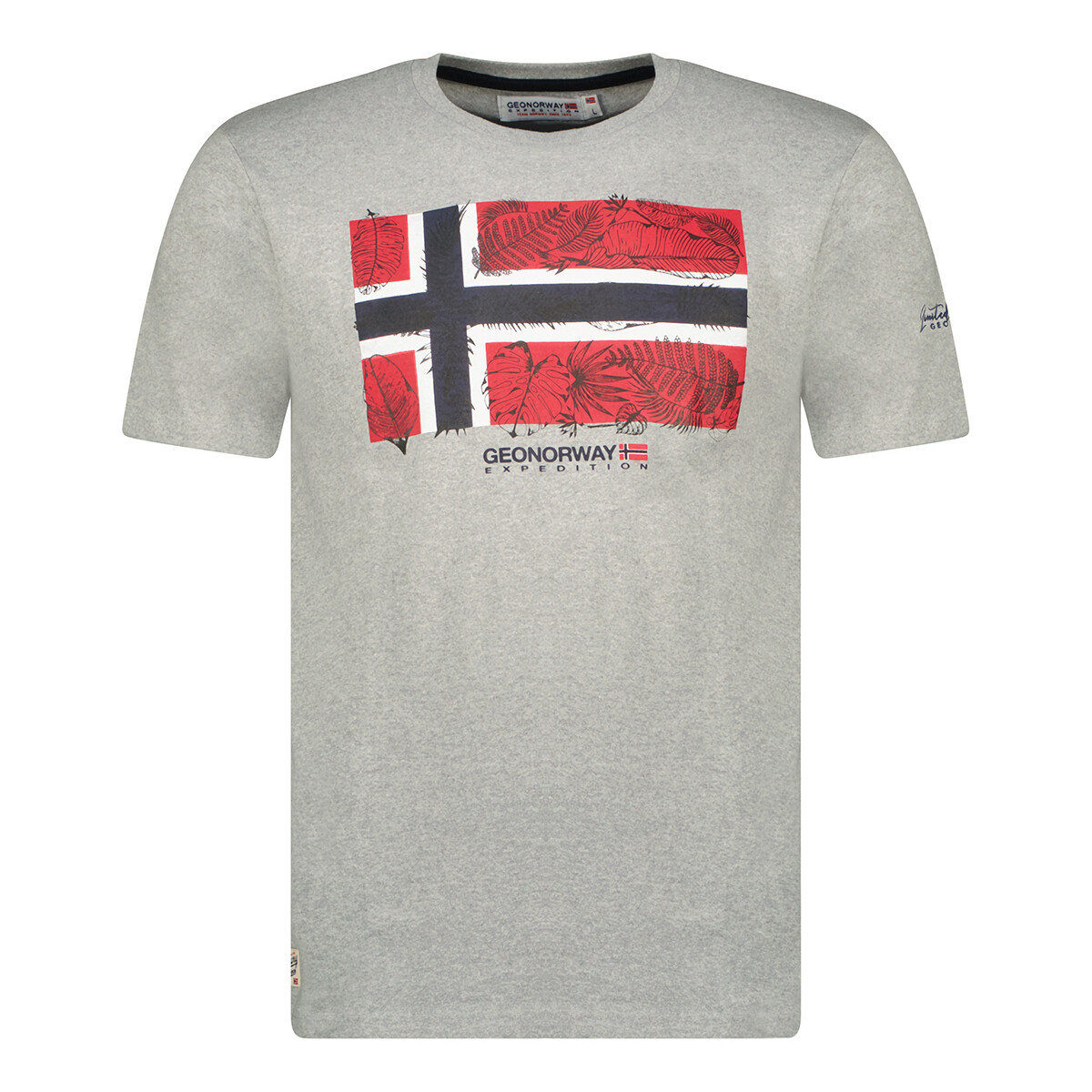Vêtements Homme T-shirts manches courtes Geo Norway SW1239HGNO-BLENDED GREY Gris