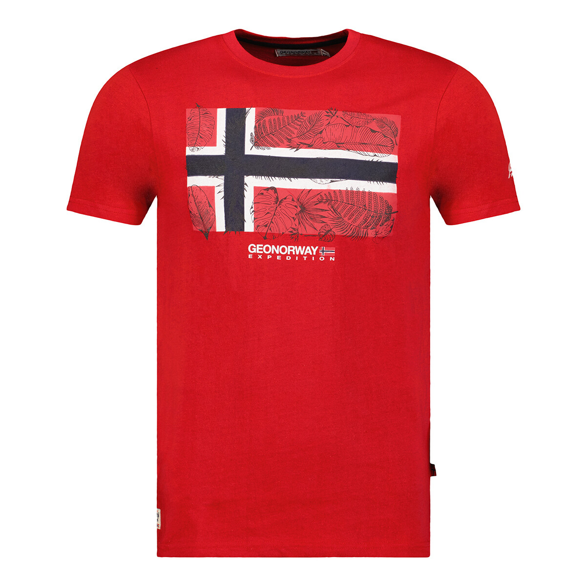 Vêtements Homme T-shirts manches courtes Geo Norway SW1239HGNO-RED Rouge