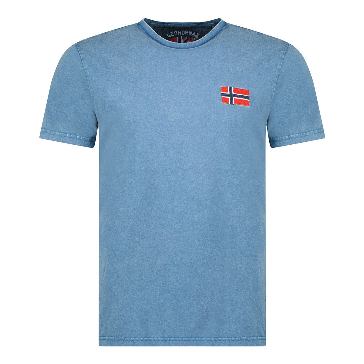Vêtements Homme T-shirts manches courtes Geographical Norway SW1269HGNO-BLUE Bleu
