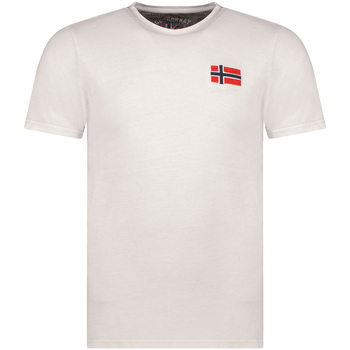 t-shirt geographical norway  sw1269hgno-light grey 