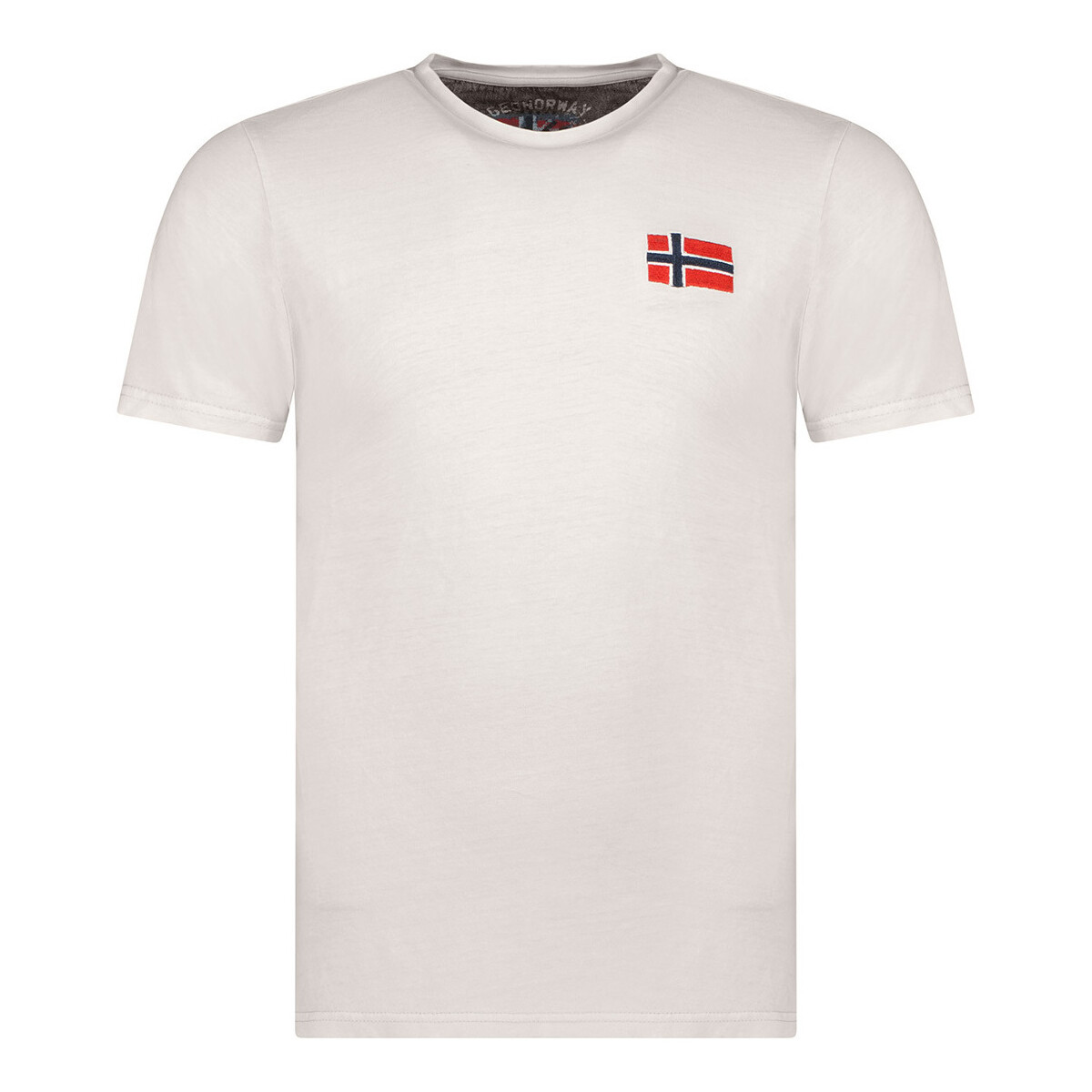 Vêtements Homme T-shirts manches courtes Geographical Norway SW1269HGNO-LIGHT GREY Gris