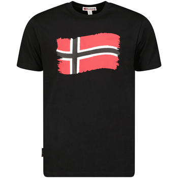 t-shirt geographical norway  sx1078hgn-black 
