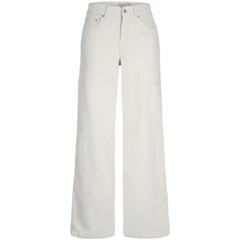 Vêtements Femme Pantalons Jjxx 12217215 GELLY WIDE-BONW WHITE Blanc
