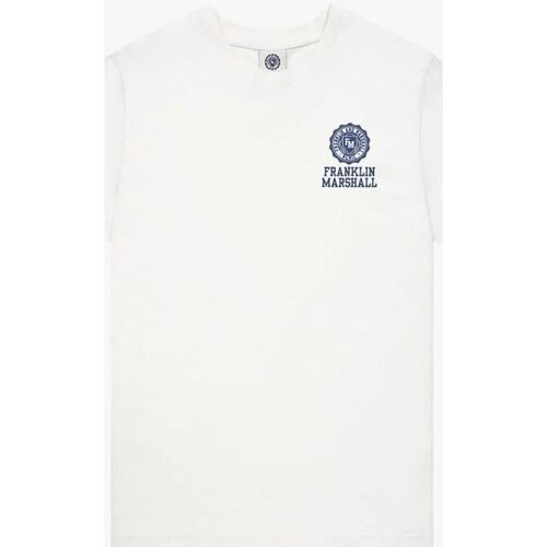 Vêtements T-shirts & Polos Rose is in the air JM3012.1000P01-011 OFF WHITE Blanc