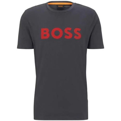 Vêtements Homme T-shirts manches courtes BOSS Jersey Gris