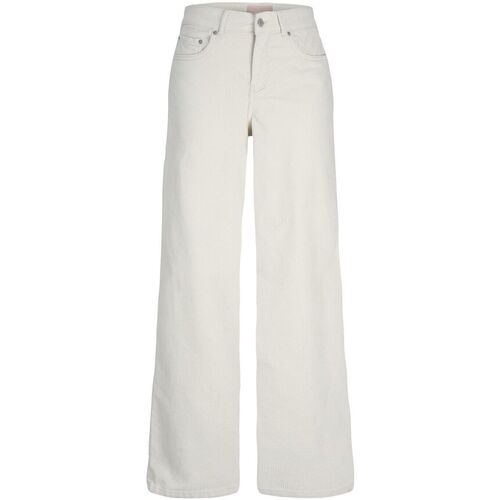 Vêtements Femme Pantalons Jjxx 12217215 GELLY WIDE-BONW WHITE Blanc