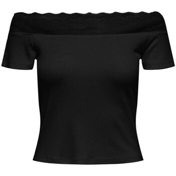 Vêtements Femme Débardeurs / T-shirts sans manche Only 15315914 SINA-BLACK Noir