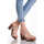 Chaussures Femme Sandales et Nu-pieds Vera Collection Mules femme plateforme à talon carré et larges brides, Beige Beige