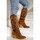Chaussures Femme Bottines Semerdjian - Santiag M690M2 Camoscio Terra Marron