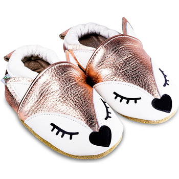 Chaussures Fille Chaussons bébés Bibalou Ariana la Renarde Doré