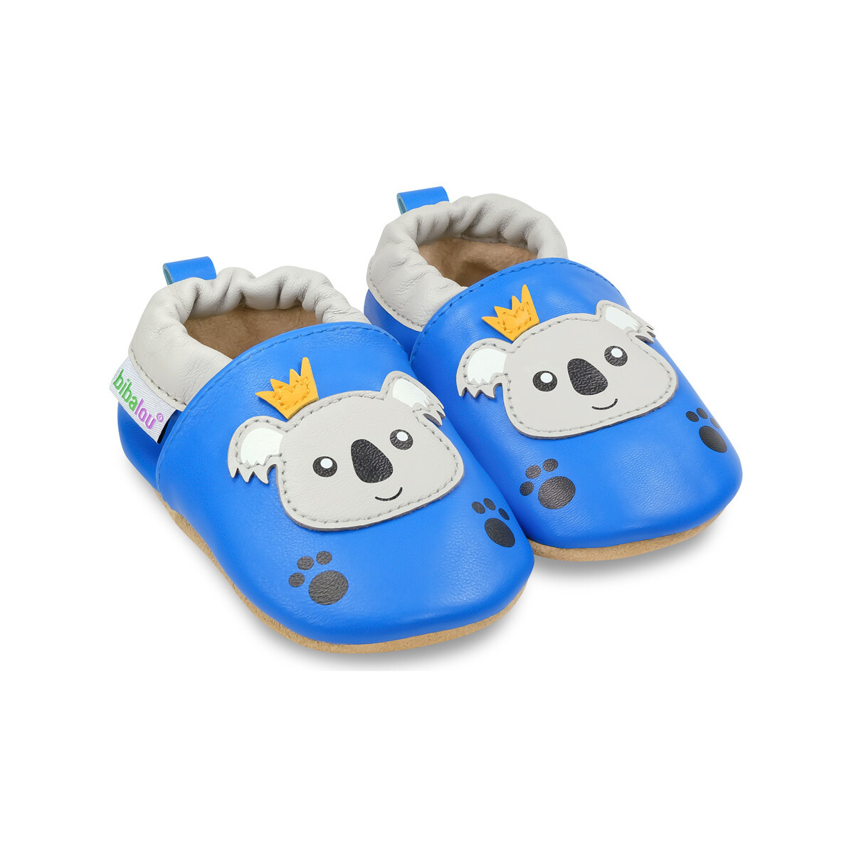Chaussures Garçon Chaussons bébés Bibalou Noa le Koala Bleu
