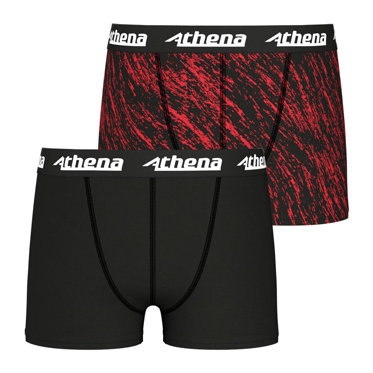 Sous-vêtements Garçon Boxers Athena Lot de 2 boxers garçon Sport Noir
