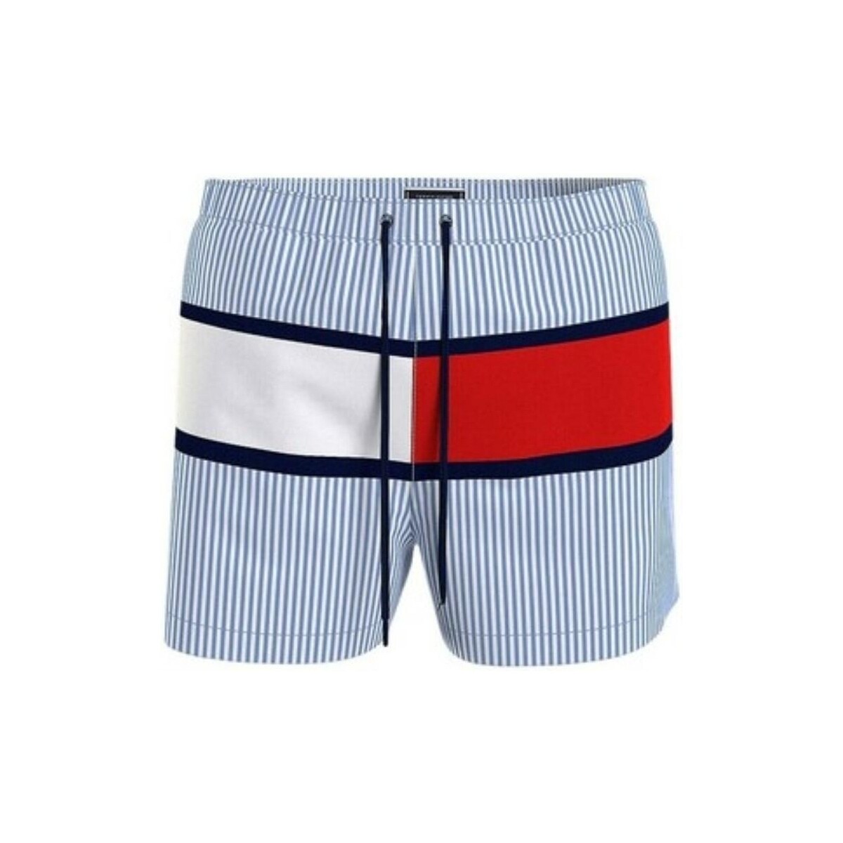 Vêtements Homme Maillots / Shorts de bain Tommy Hilfiger Short de bain  Ref 56513 Bleu clair Blanc Bleu