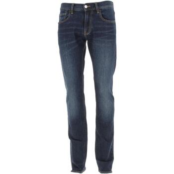 Vêtements Homme Jeans trim droit EAX 5 pockets pant indigo denim Bleu