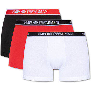 Sous-vêtements Homme Boxers EMPORIO ARMANI STRIPED WOOL SWEATERni PACK 3 BOXER Noir
