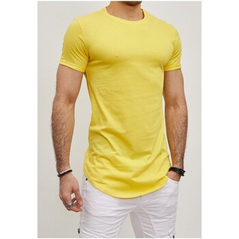 Vêtements Homme T-shirts manches courtes Kebello T-Shirt Jaune H Jaune