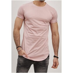 Vêtements Homme T-shirts manches courtes Kebello T-Shirt Rose H S Rose