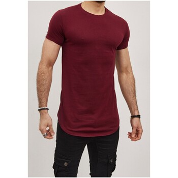 Vêtements Homme T-shirts manches courtes Kebello T-Shirt Bordeaux H S Bordeaux