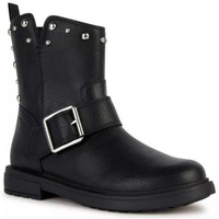 Chaussures Fille Boots Geox BOTTINES  ECLAIR BLACK Noir