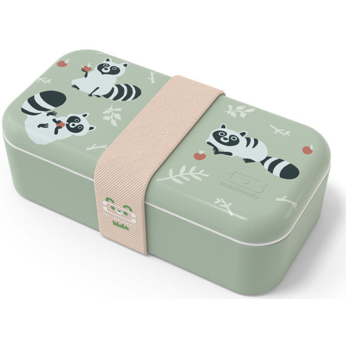 Bento Isotherme Mb Element Lunchbox Monbento Bento pour enfant MB Foodie vert Raccoon Vert