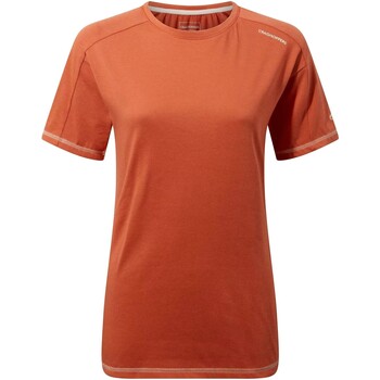 Vêtements Femme T-shirts manches longues Craghoppers  Orange