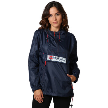 Vêtements Femme Sweats Geographical Norway CHOUPA Kway Femme Marine