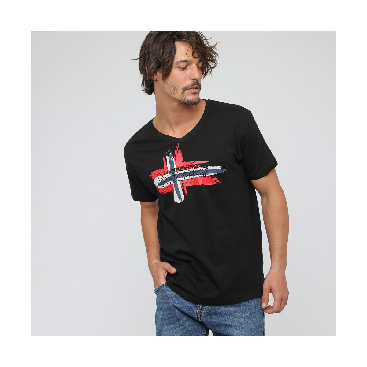 Vêtements Homme Rick Owens Fogpocket leather shirt T-shirt pour homme manches courtes Noir