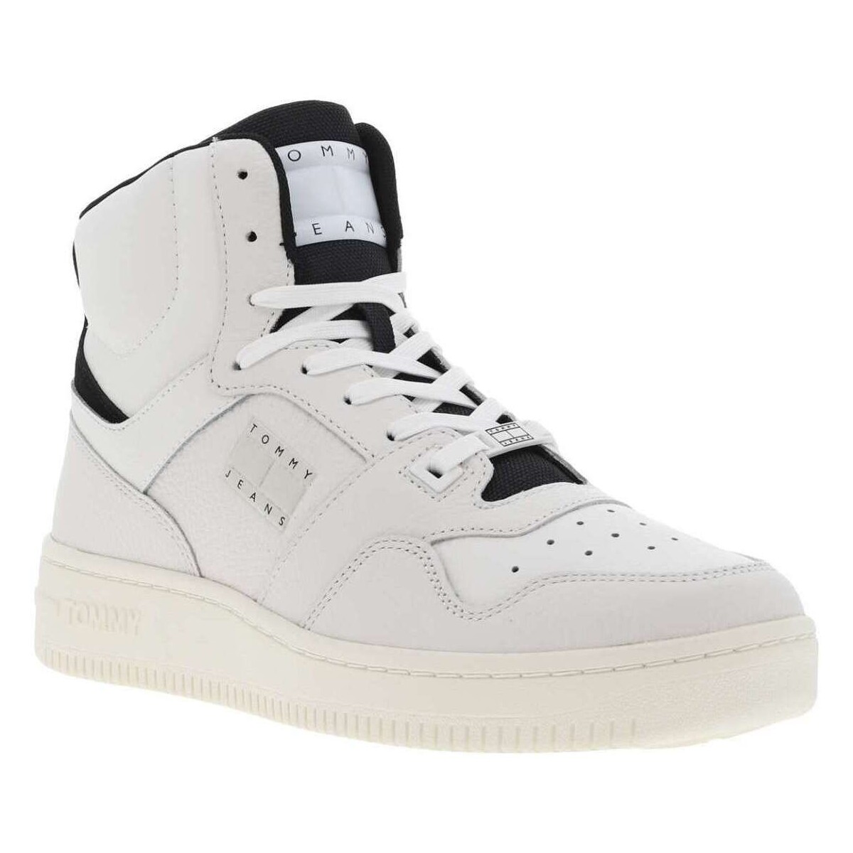 Chaussures Homme Baskets mode Tommy UW0UW03582 Jeans 20126CHAH23 Blanc
