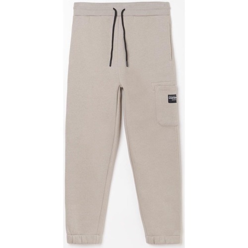Vêtements Garçon Pantalons Toutes les nouveautés de la saisonises Jogging yotybo gris beige Blanc