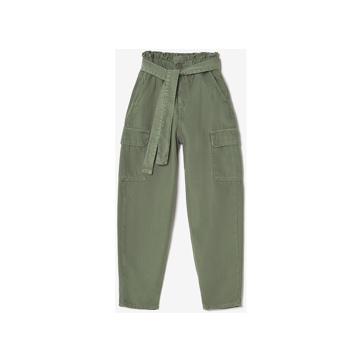 Vêtements Fille Pantalons Le Temps des Cerises Pantalon cargo mila kaki Vert