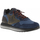 Chaussures Homme Baskets mode Cetti Baskets cuir nubuck talon compensé bas Bleu