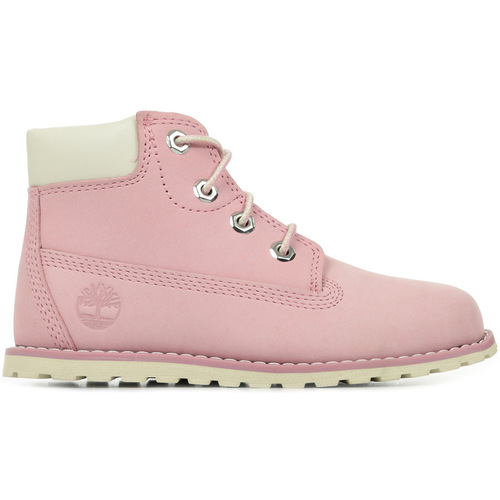 Chaussures Fille Boots Timberland Pokey Pine Rose