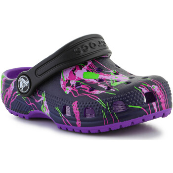 Chaussures Fille Sandales et Nu-pieds Crocs fringed Classic Meta Scape Clog T 208456-573 Multicolore