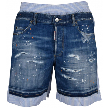Vêtements Homme Shorts / Bermudas Dsquared Short Bleu
