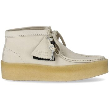 Chaussures Femme Boots Clarks Wallabee Cup Bt Blanc