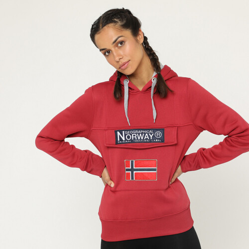 Vêtements Femme Sweats Geographical Norway GADRIEN sweat pour femme Rouge