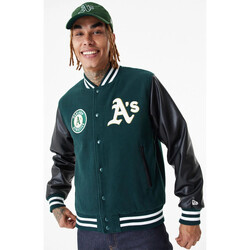 Vêtements Blousons New-Era Bomber MLB Oakland Athletics N Multicolore