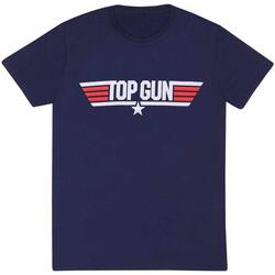 Vêtements T-shirts manches longues Top Gun HE1545 Bleu