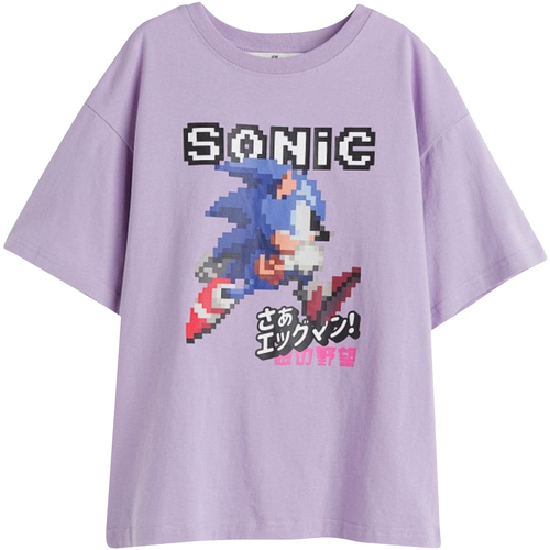 Vêtements Femme T-shirts manches longues Sonic The Hedgehog TV1408 Multicolore