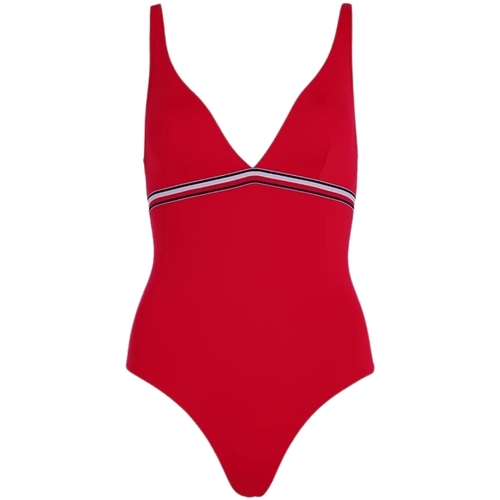 Vêtements Femme Maillots / Shorts de bain Tommy Hilfiger Maillot de bain une piece  Ref 60820 Rouge Rouge
