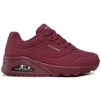 Chaussures Femme Baskets mode Skechers UNO Rouge